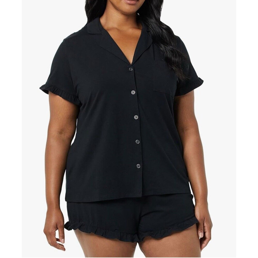 Amazon Essentials Women's Cotton Modal Short Pajama Set 5XL